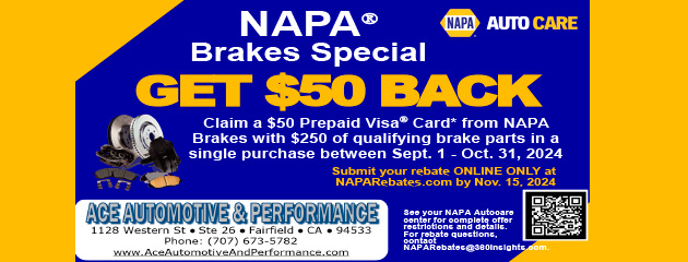 Napa Brakes Special